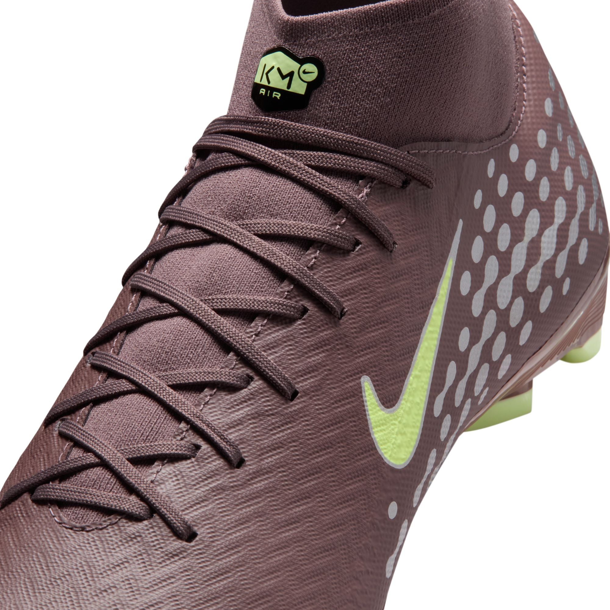 Nike Air Zoom Mercurial Superfly 10 Academy "Kylian Mbappé" FG Firm Ground Soccer Cleats -Plum Eclipse/Metallic Silver