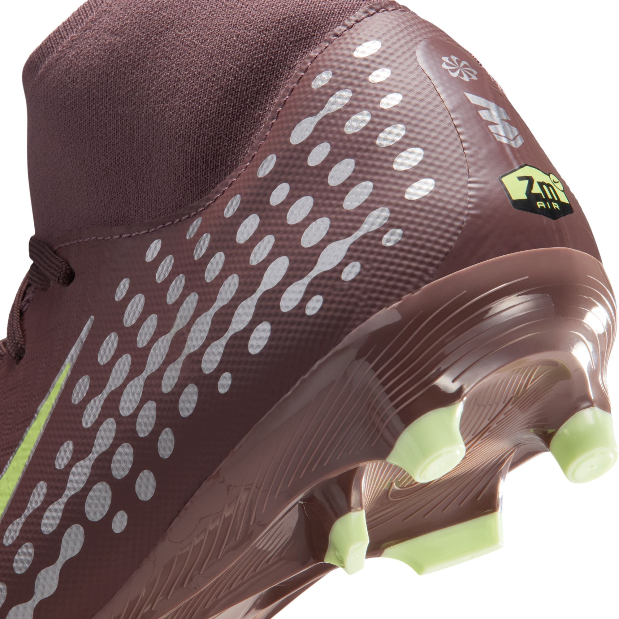 Nike Air Zoom Mercurial Superfly 10 Academy "Kylian Mbappé" FG Firm Ground Soccer Cleats -Plum Eclipse/Metallic Silver
