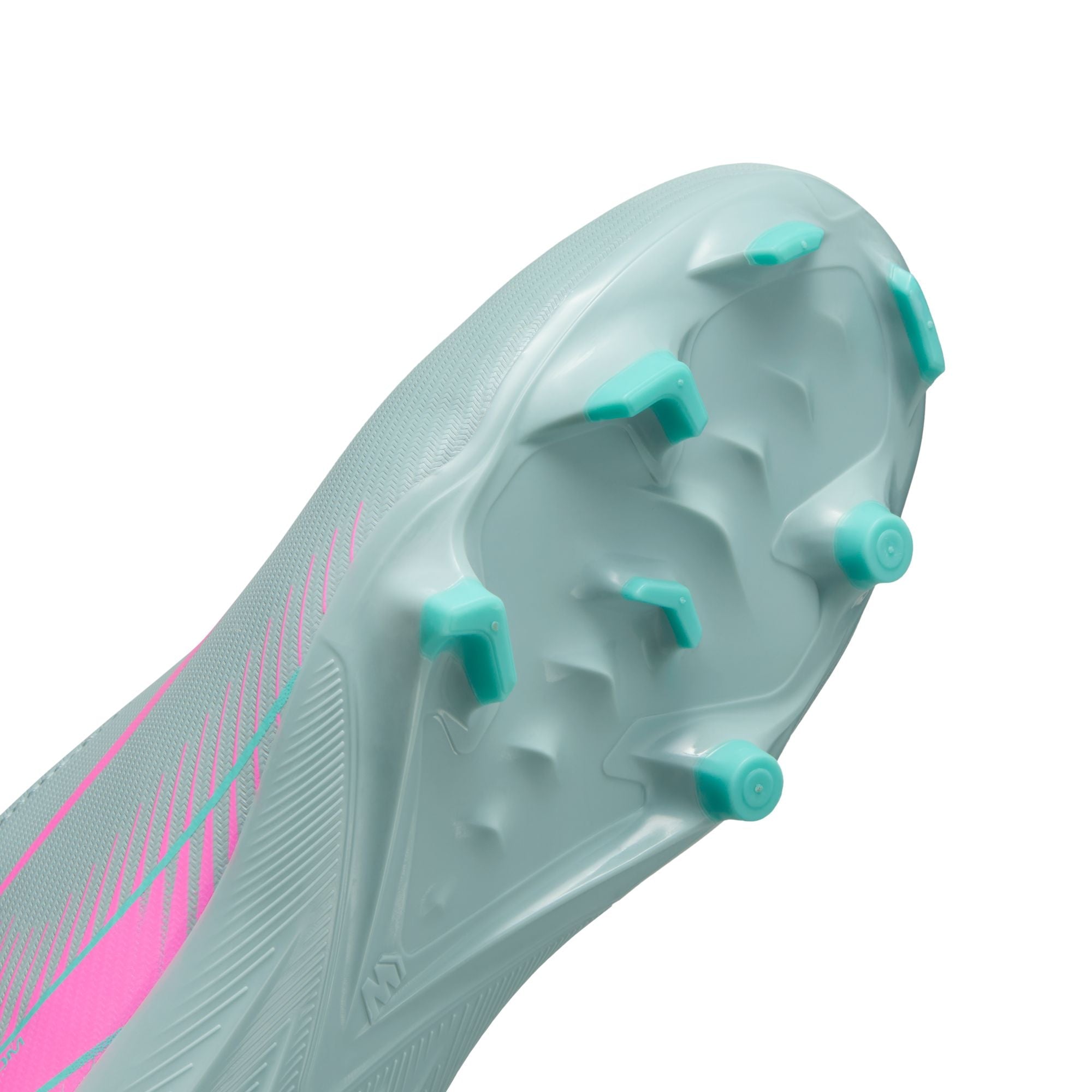 Nike Junior Zoom Mercurial Superfly 10 Academy FG Firm Ground Soccer Cleats- Ocean Cube/Pink Blast