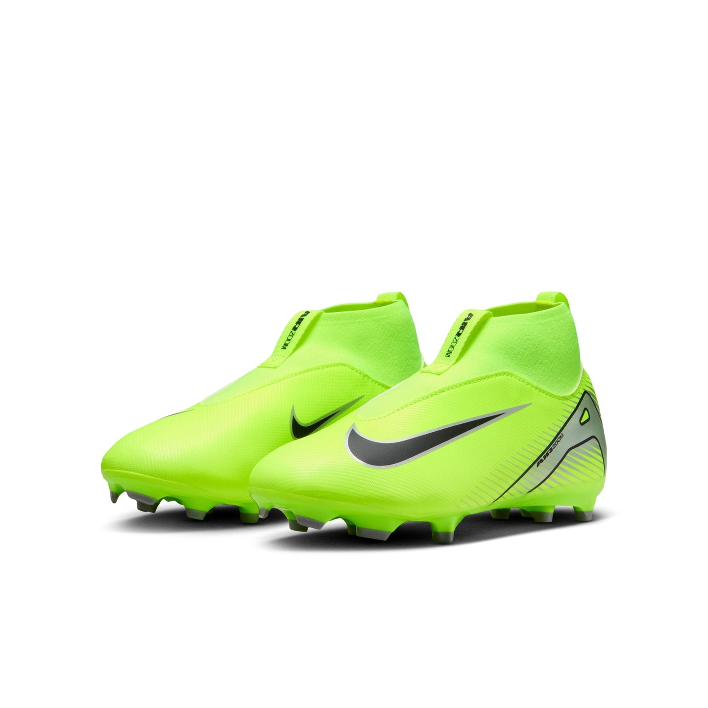 Nike Junior Zoom Mercurial Superfly 10 Academy FG Firm Ground Soccer Cleats - Volt/Black