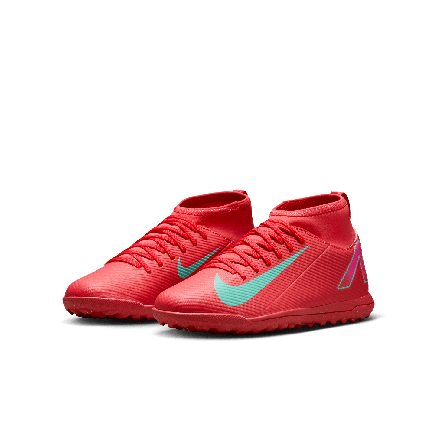 Nike Jr. Mercurial Superfly 10 Club TF-Ember Glow/Aurora Green