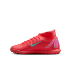Nike Jr. Mercurial Superfly 10 Club TF-Ember Glow/Aurora Green