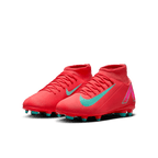 Nike Jr. Mercurial Superfly 10 Club Little/Big Kids' FG High-Ember Glow/Aurora Green