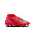 Nike Jr. Mercurial Superfly 10 Club Little/Big Kids' FG High-Ember Glow/Aurora Green