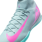 Nike Mercurial Superfly 10 Academy IC Indoor Soccer Shoes- Ocean Cube/Pink Blast