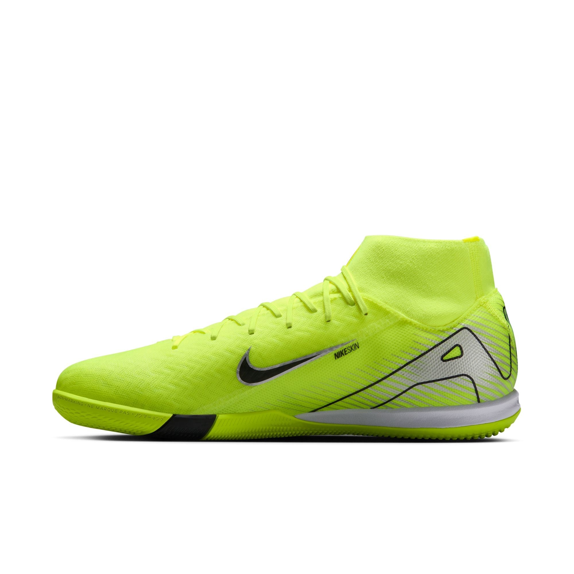 Nike Mercurial Superfly 10 Academy IC Indoor Soccer Shoes- Volt/ Black