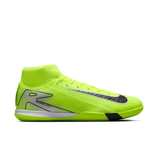 Nike Mercurial Superfly 10 Academy IC Indoor Soccer Shoes- Volt/ Black
