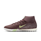 Nike Air Zoom Mercurial Superfly 10 Academy "Kylian Mbappé" TF Turf Soccer Cleats -Plum Eclipse/Metallic Silver