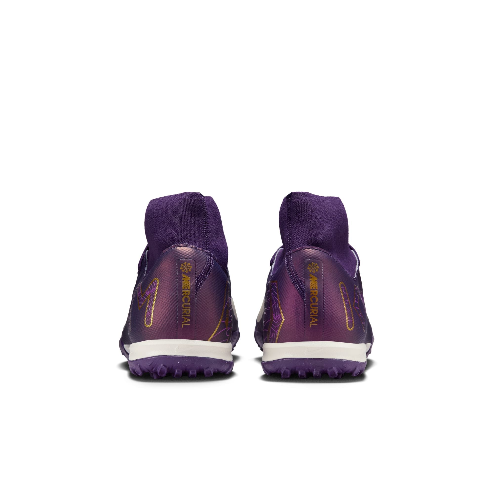 Nike Air Zoom Mercurial Superfly 10 Academy "Kylian Mbappé" TF Turf Soccer Cleats -  Grand Purple/Pale Ivory