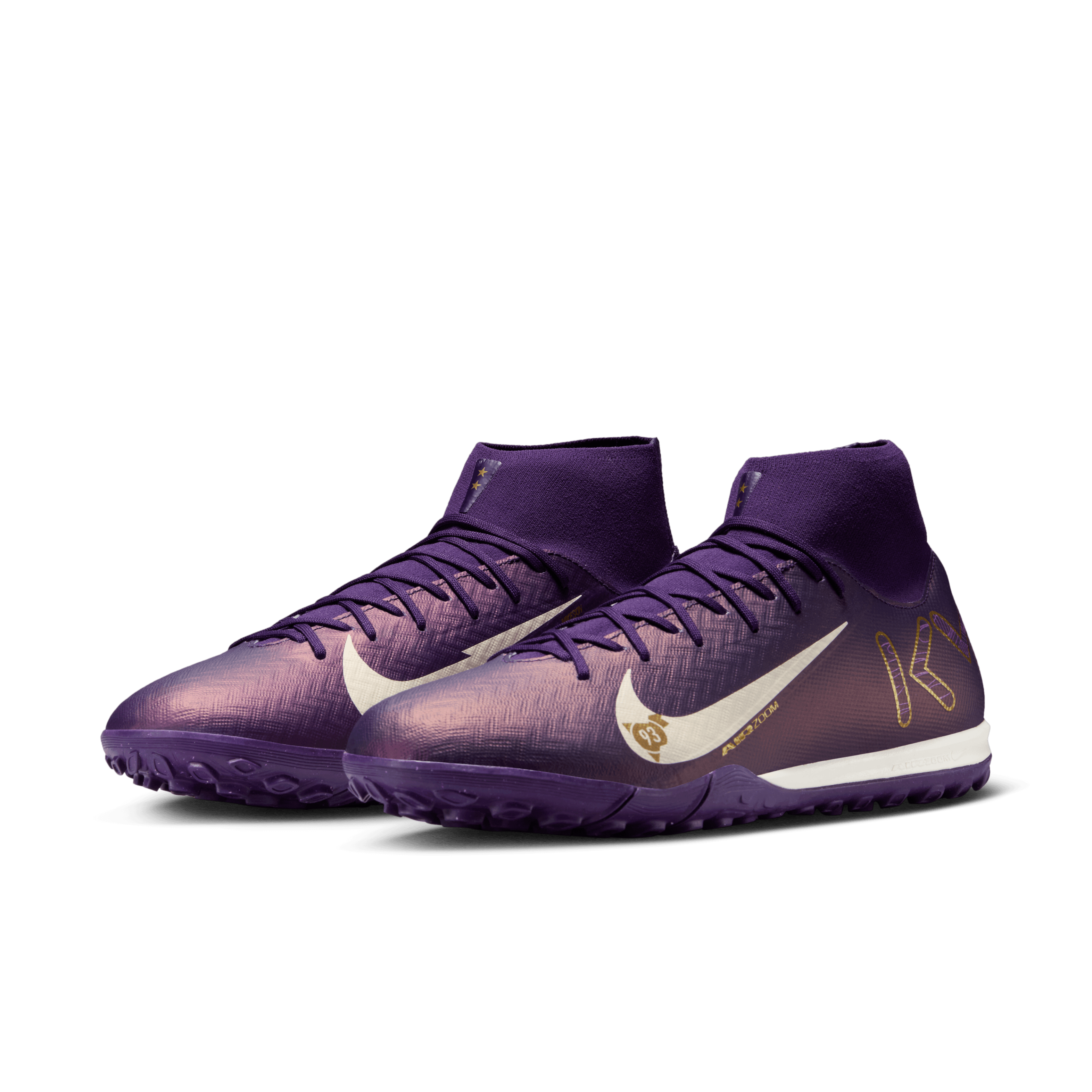 Nike Mercurial Superfly 10 Academy "Kylian Mbappé" TF - Grand Purple/Pale Ivory