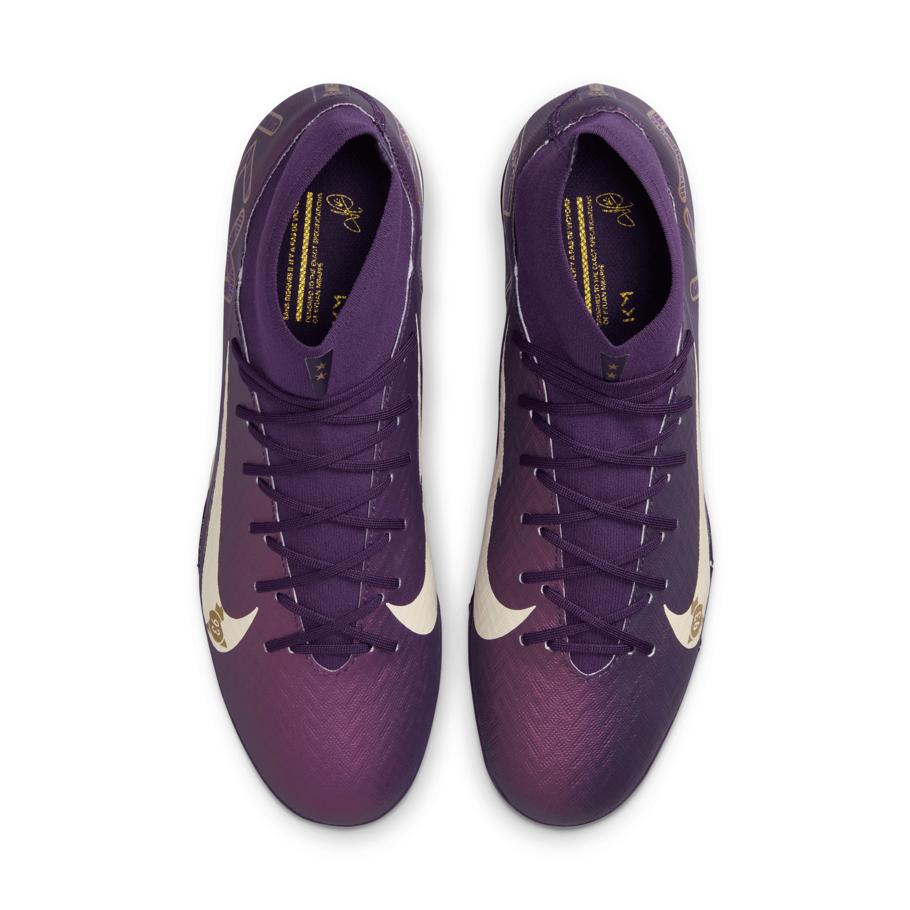 Nike Mercurial Superfly 10 Academy "Kylian Mbappé" TF - Grand Purple/Pale Ivory