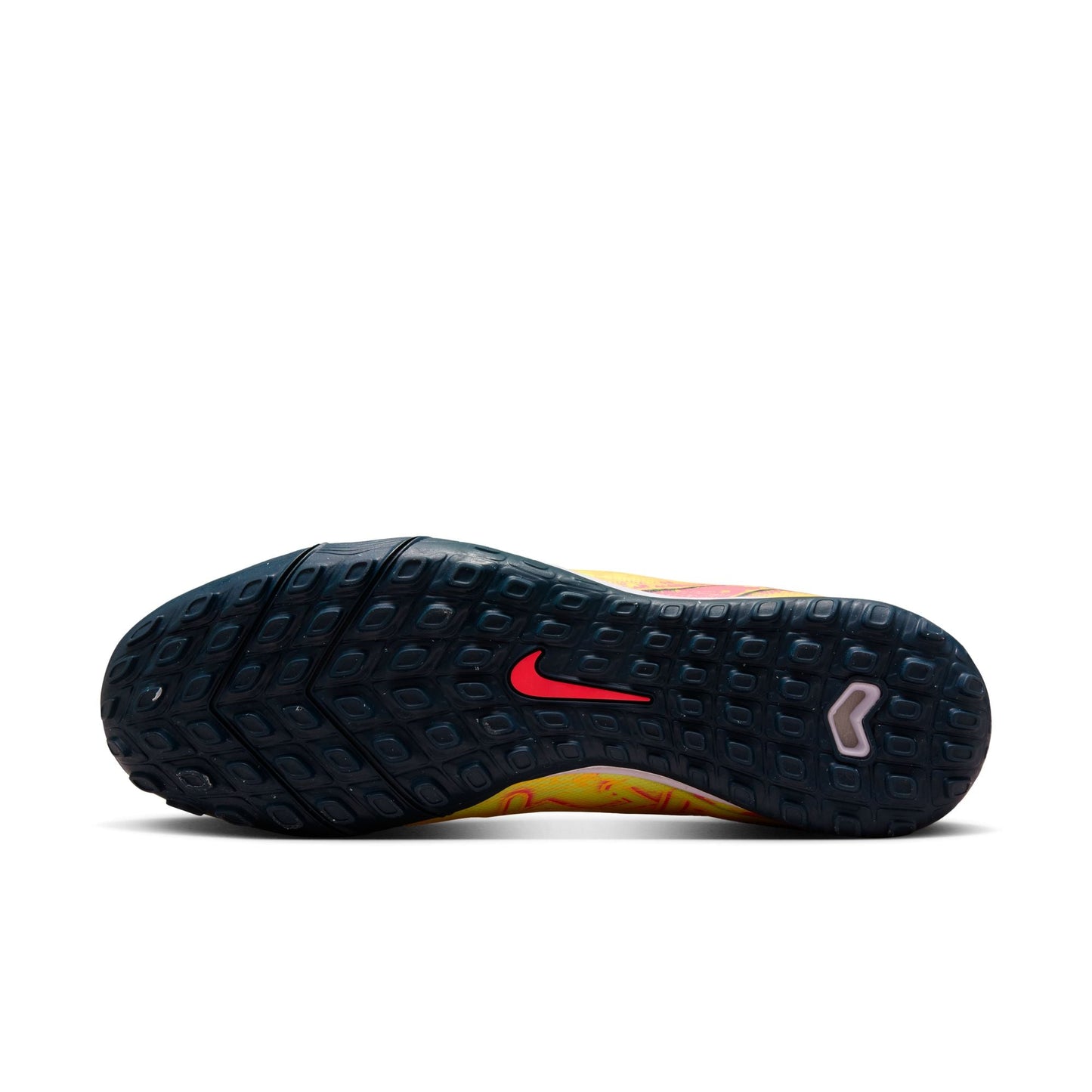 Nike Mercurial Superfly 10 Academy KM TF Turf Soccer Cleats- LT Laser Orange/Armory Navy