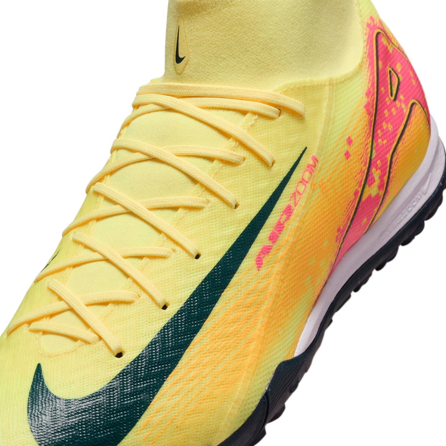 Nike Mercurial Superfly 10 Academy KM TF Turf Soccer Cleats- LT Laser Orange/Armory Navy