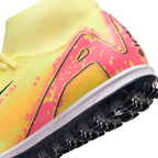 Nike Mercurial Superfly 10 Academy KM TF Turf Soccer Cleats- LT Laser Orange/Armory Navy