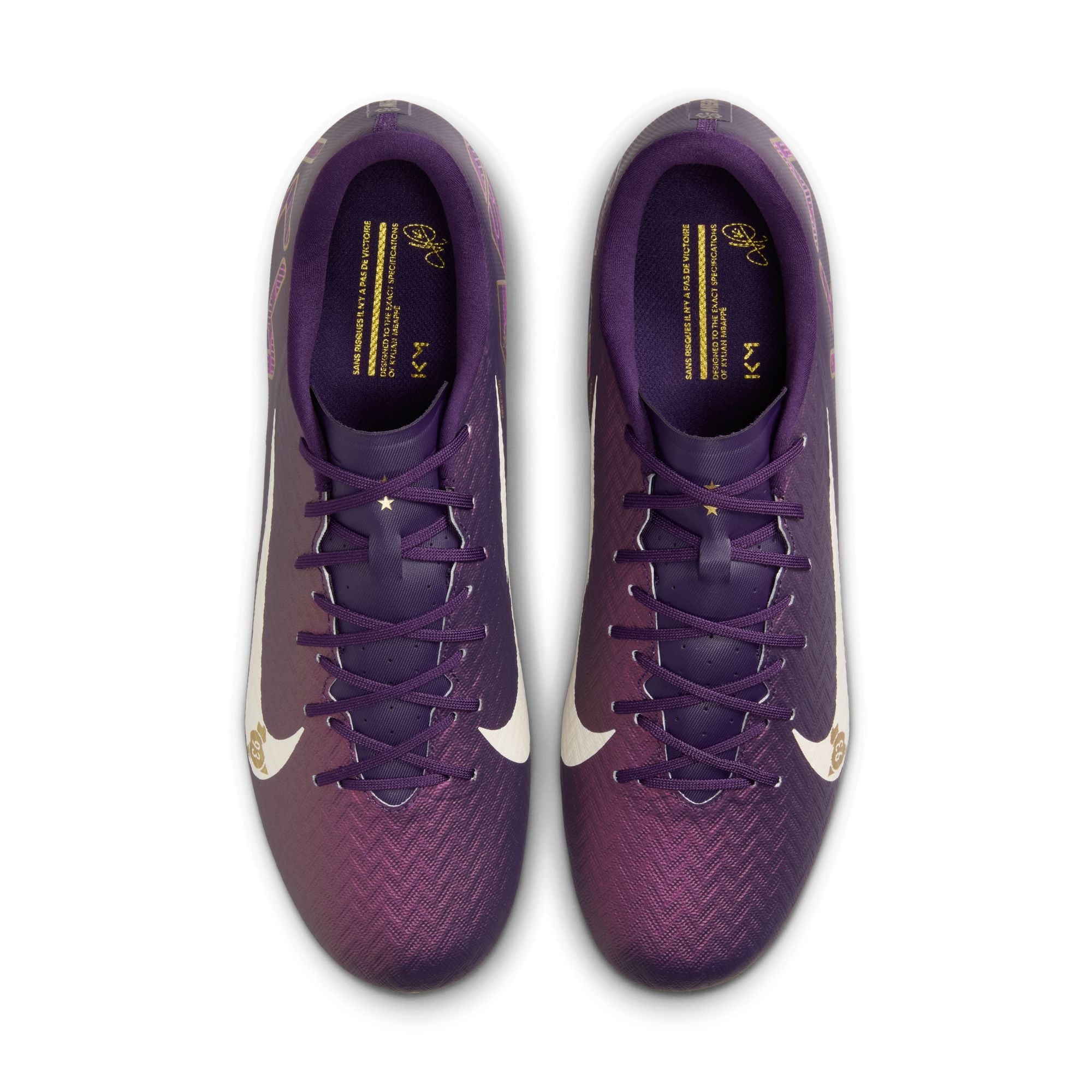 Nike Mercurial Vapor 16 Academy "Kylian Mbappé" Academy FG Firm Ground Soccer Cleat - Grand Purple/Pale Ivory