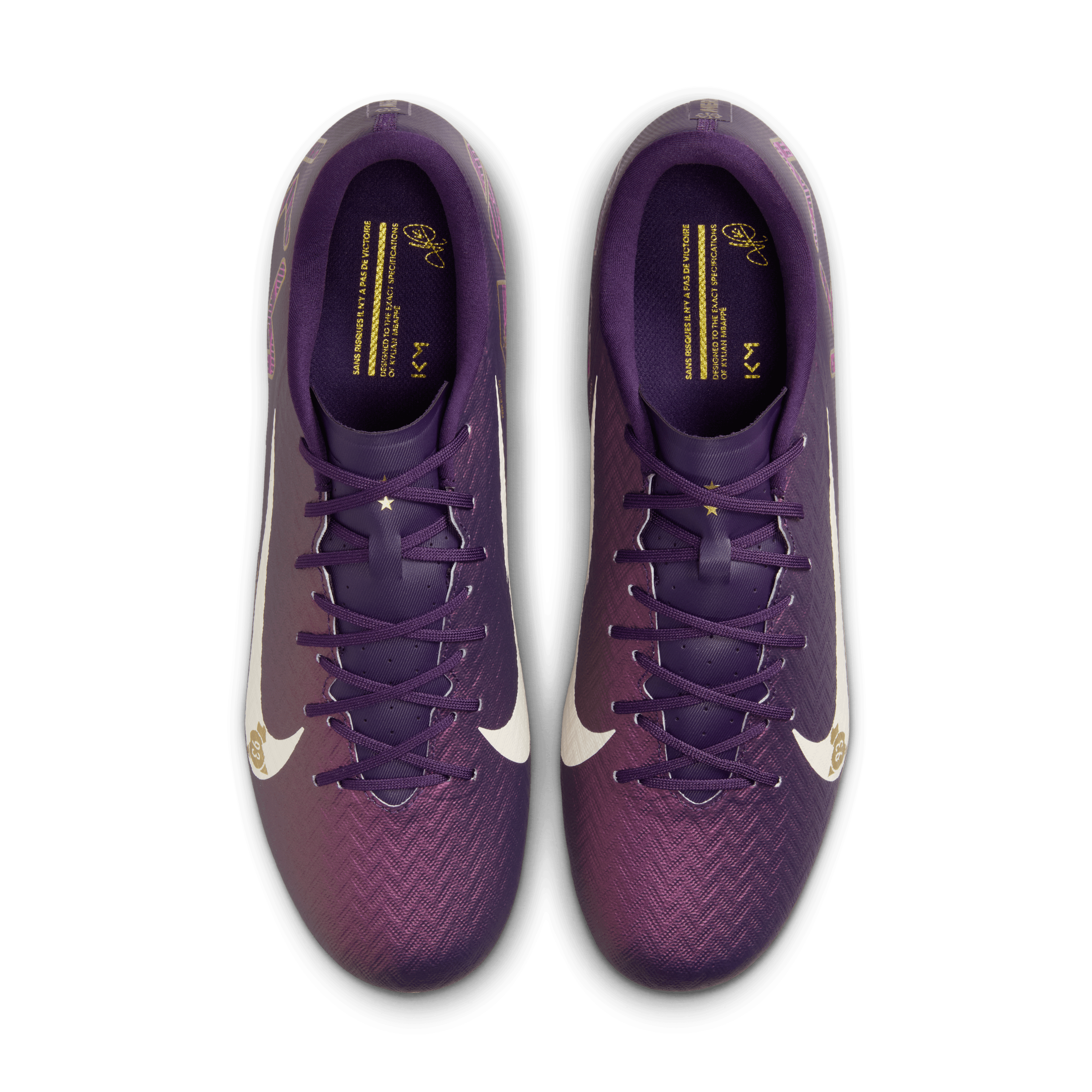 Nike Mercurial Vapor 16 Academy "Kylian Mbappé" FG-Grand Purple/Pale Ivory