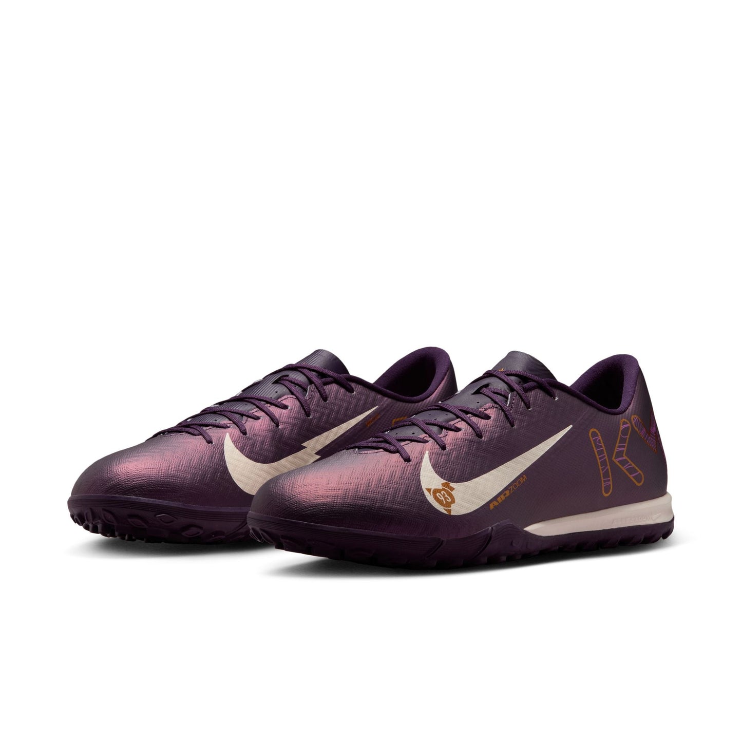 Nike Mercurial Vapor 16 Academy "Kylian Mbappé" Academy TF Turf Soccer Cleat - Grand Purple/Pale Ivory