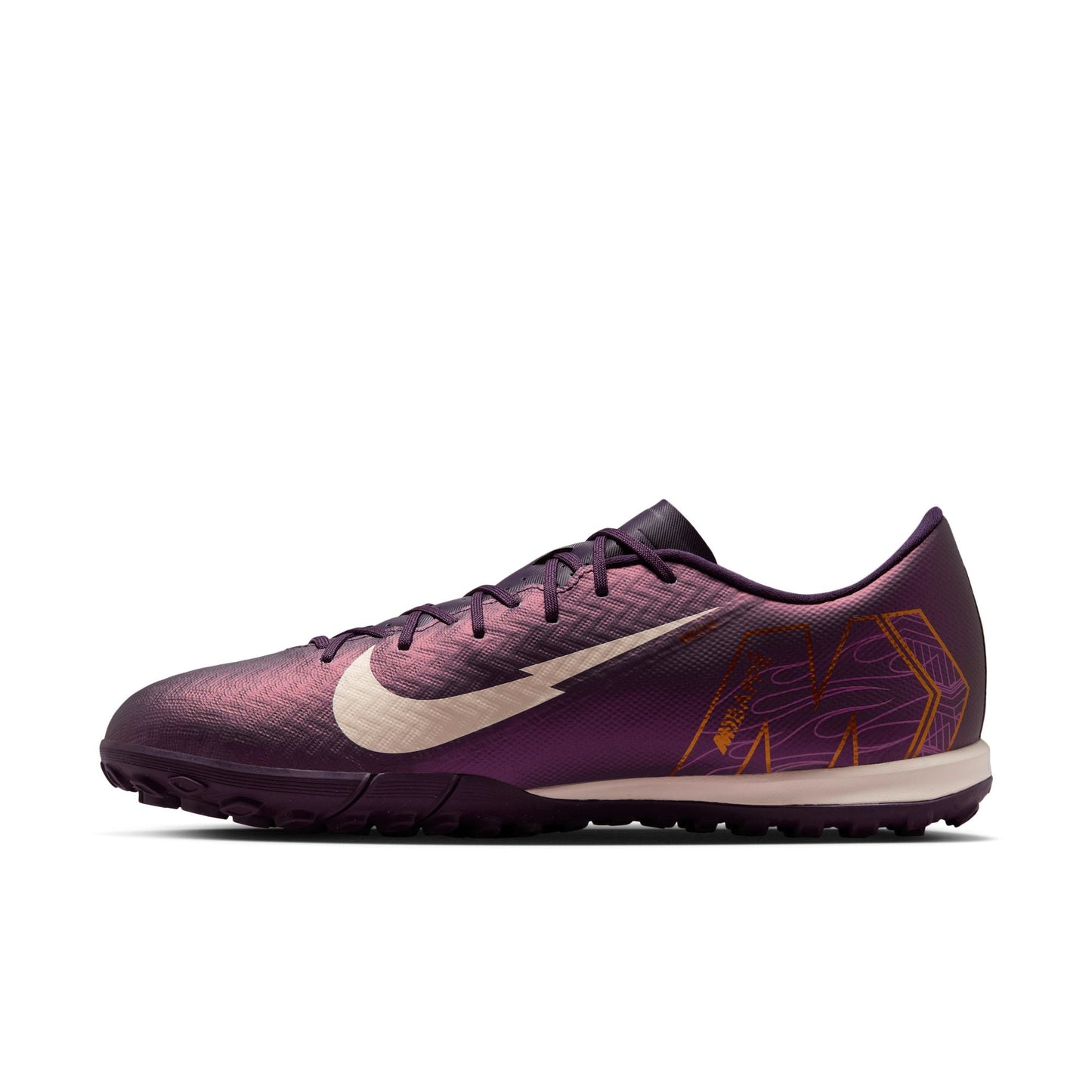 Nike Mercurial Vapor 16 Academy "Kylian Mbappé" Academy TF Turf Soccer Cleat - Grand Purple/Pale Ivory