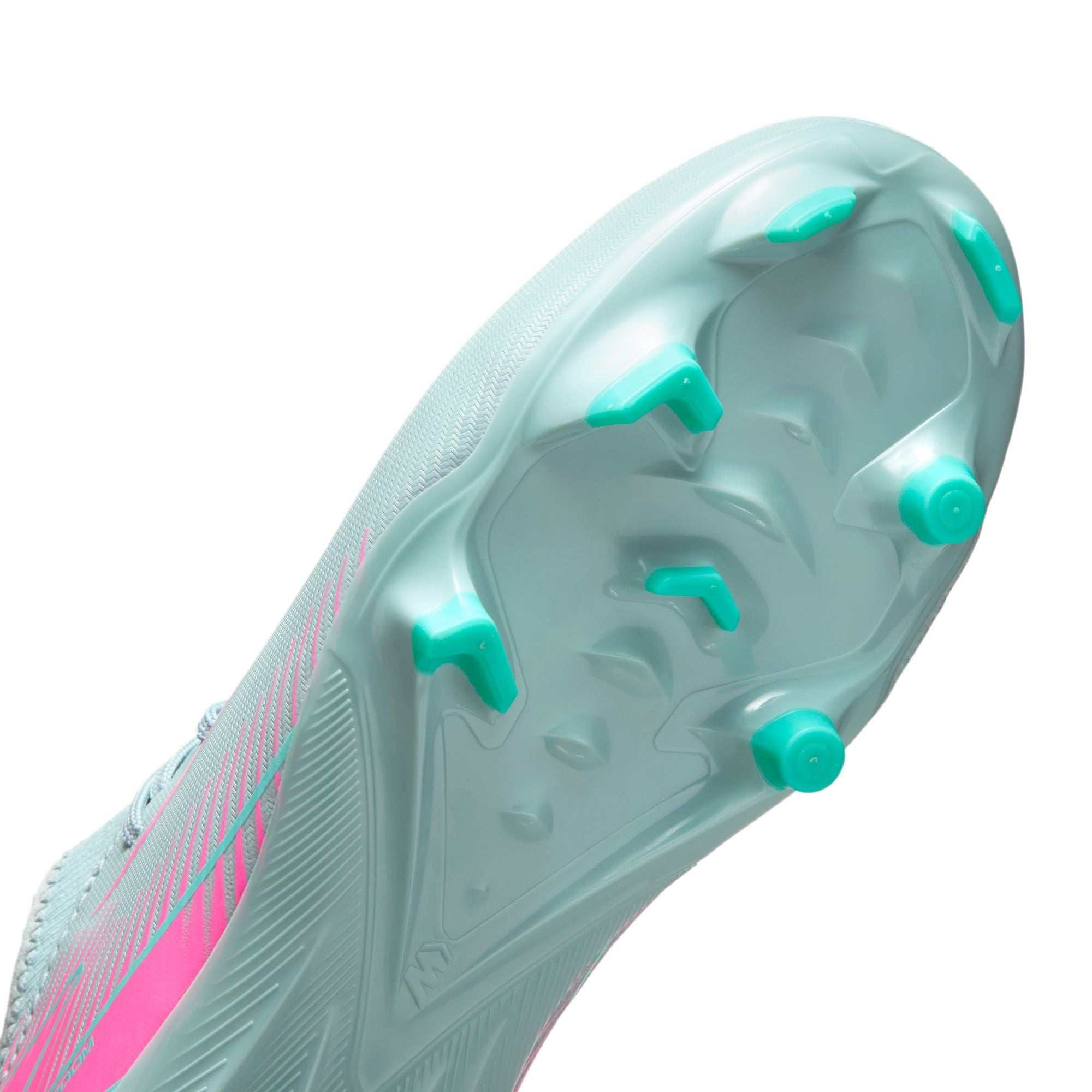 Nike Junior Mercurial Vapor 16 Academy FG Firm Ground Soccer Cleats- Ocean Cube/Pink Blast
