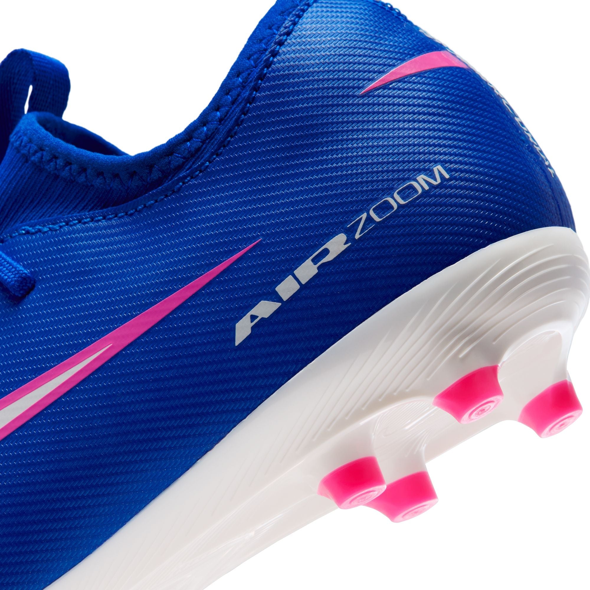 Nike Junior Mercurial Vapor 16 Academy FG Firm Ground Low-Top Soccer Cleats- Racer Blue/White