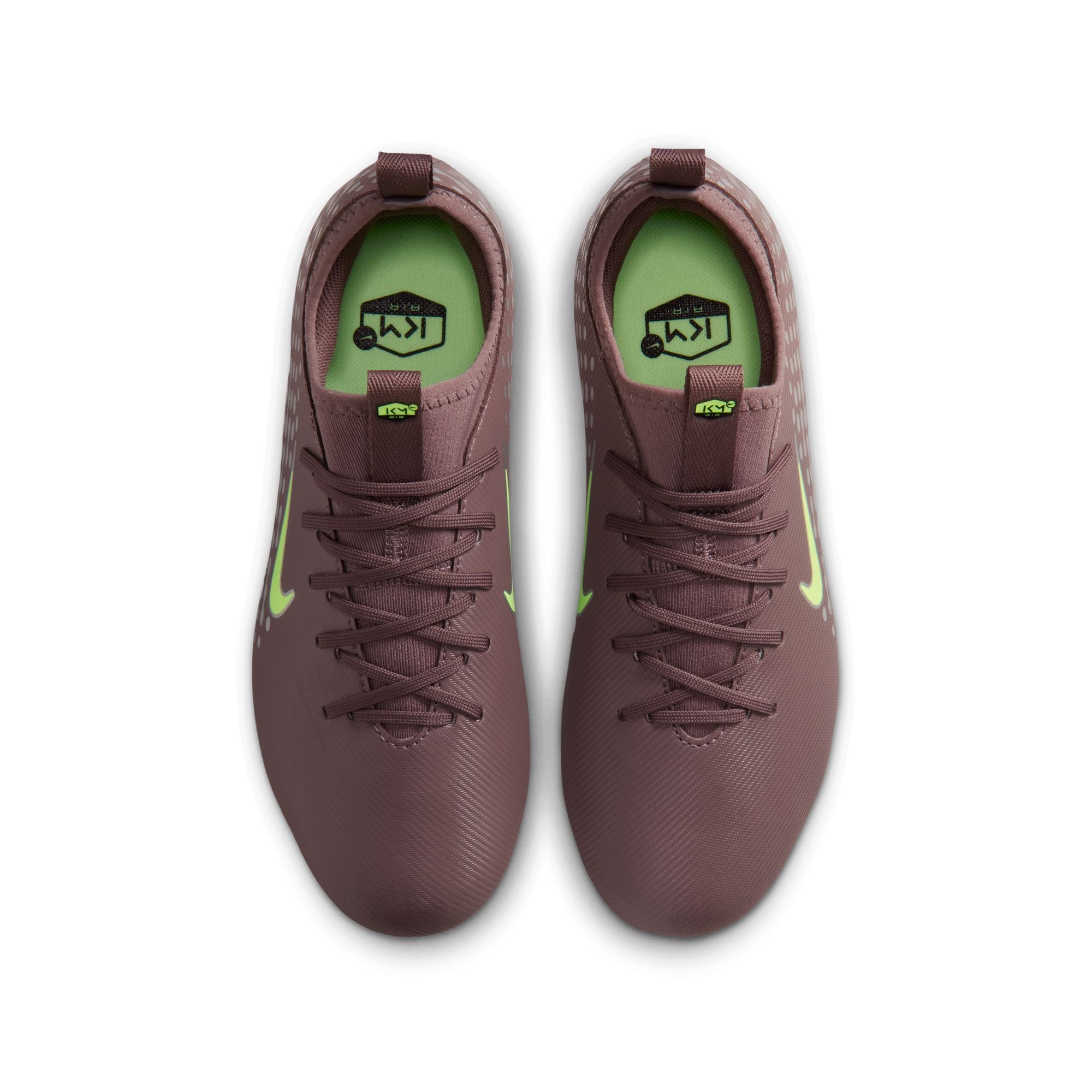Nike Junior Mercurial Vapor 16 Academy "Kylian Mbappé" FG Firm Ground Soccer Cleats-Plum Eclipse/Metallic Silver