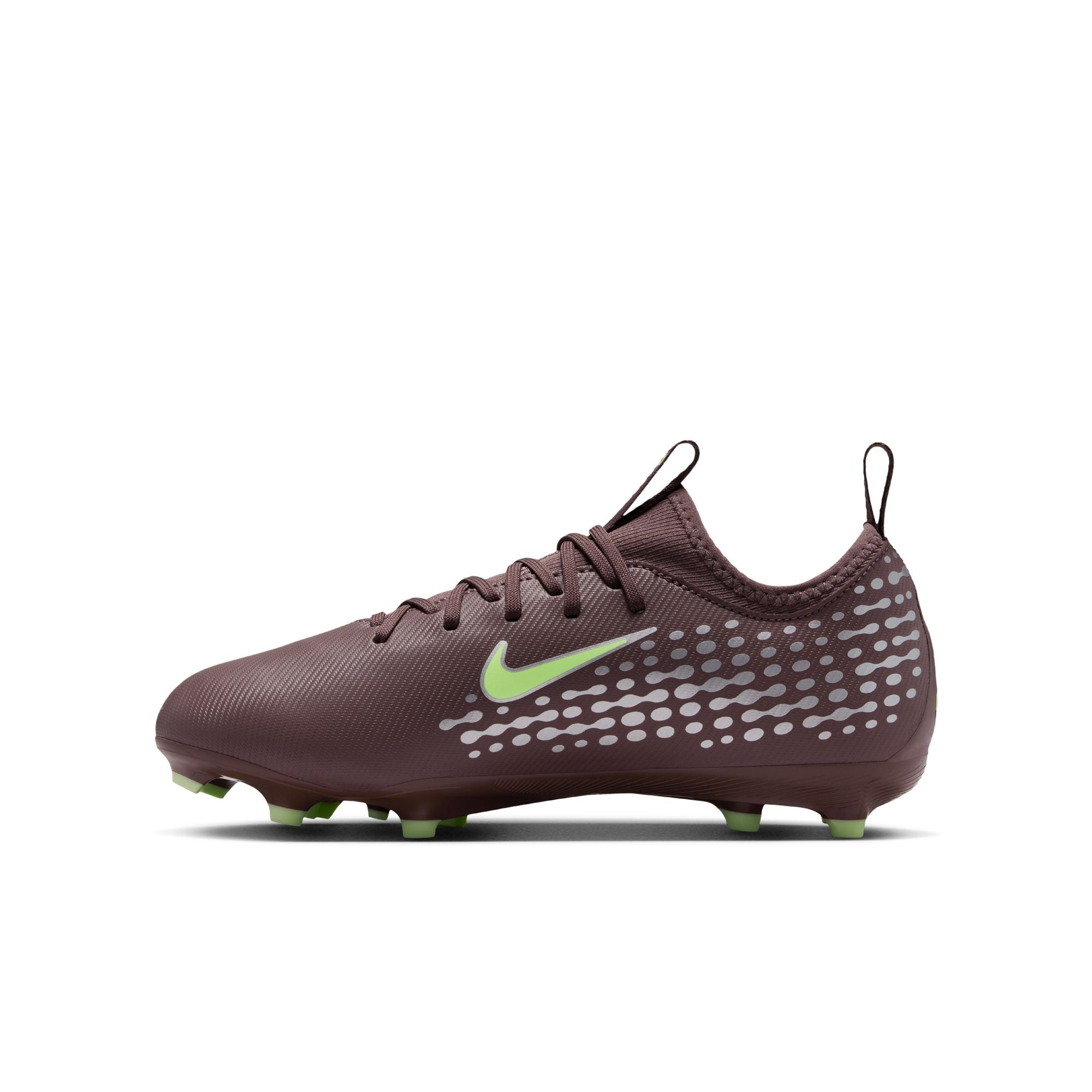 Nike Junior Mercurial Vapor 16 Academy "Kylian Mbappé" FG Firm Ground Soccer Cleats-Plum Eclipse/Metallic Silver
