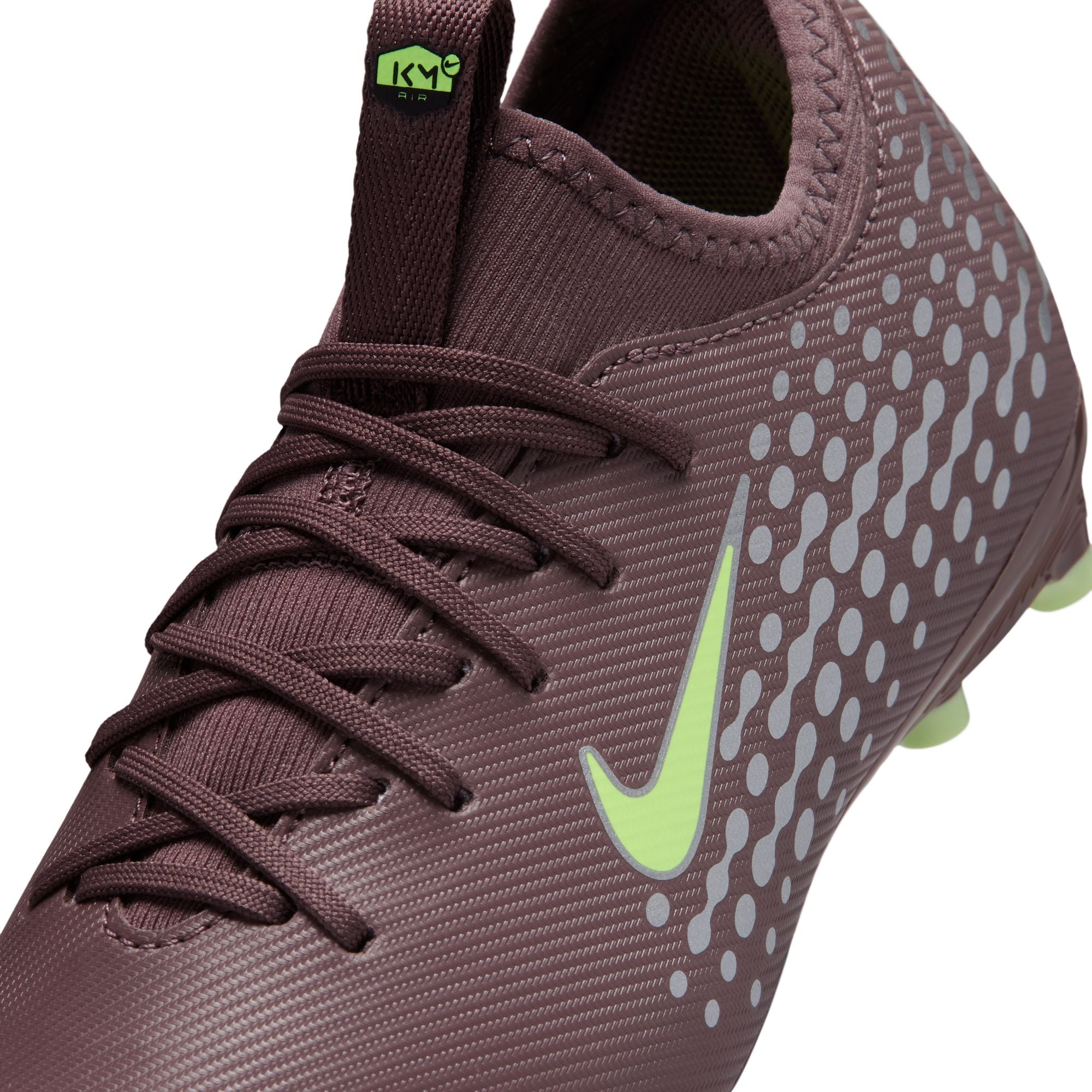 Nike Junior Mercurial Vapor 16 Academy "Kylian Mbappé" FG Firm Ground Soccer Cleats-Plum Eclipse/Metallic Silver