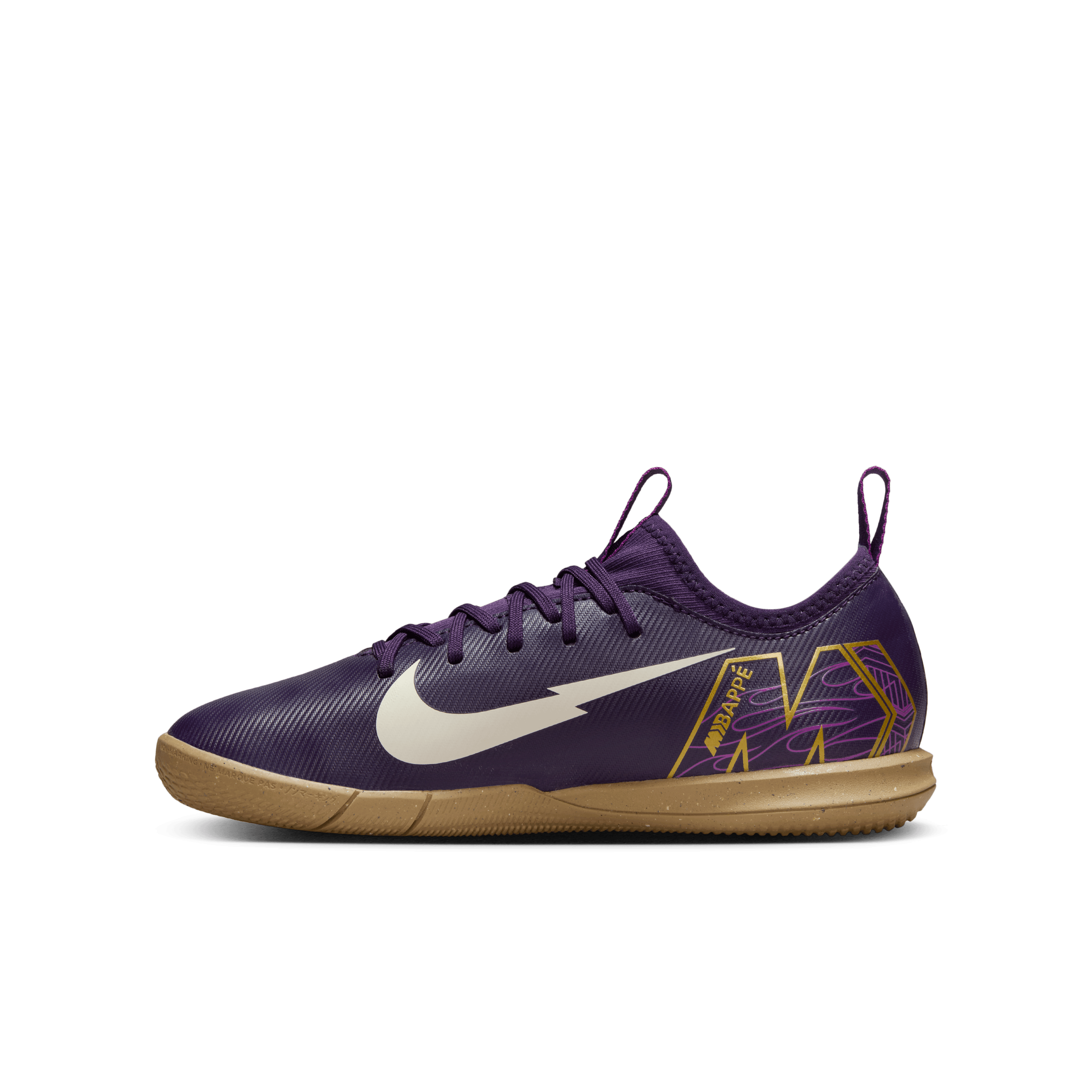 Nike Jr. Mercurial Vapor 16 Academy "Kylian Mbappé" IC -Grand Purple/Pale Ivory