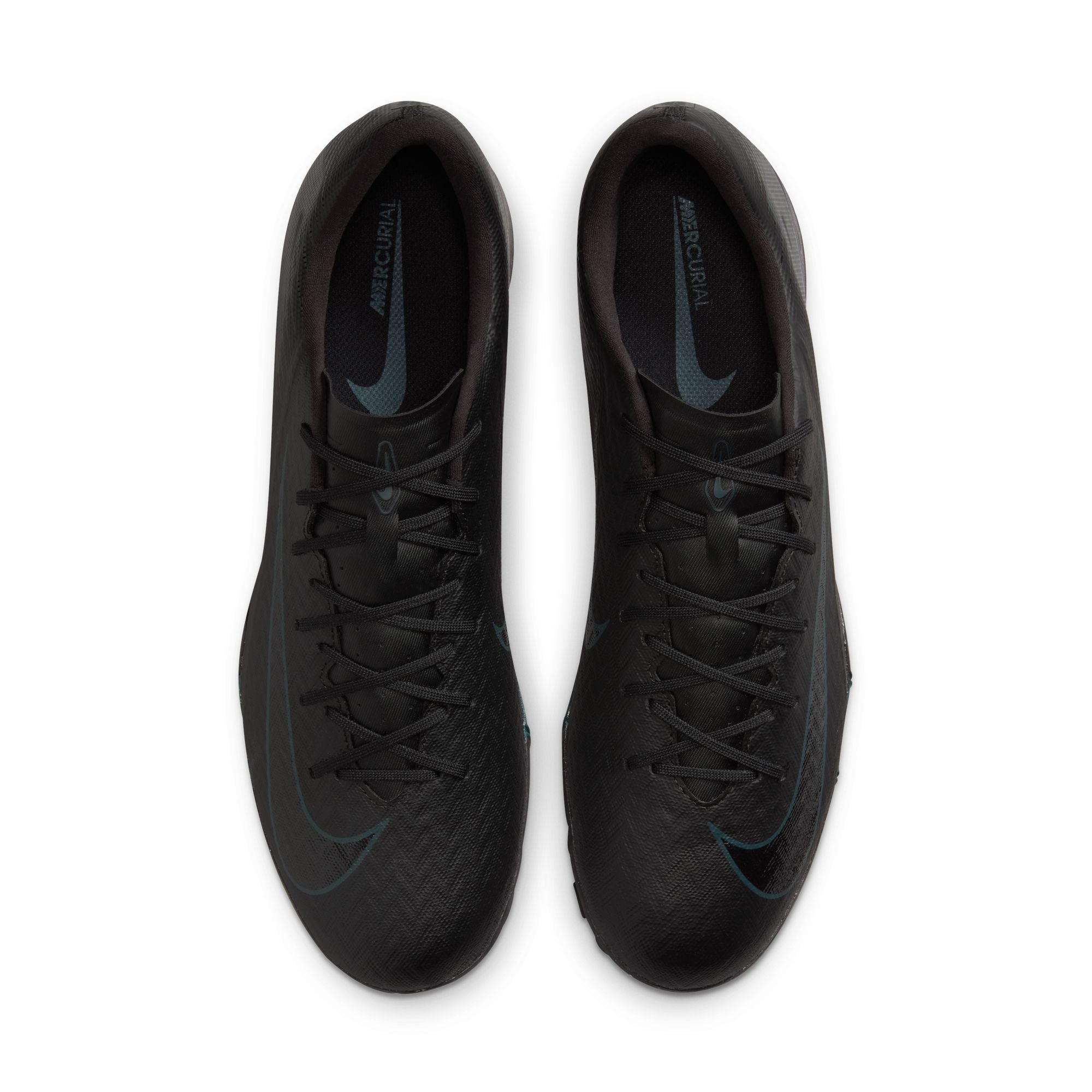 Nike Air Zoom Mercurial Vapor 16 Academy TF Turf Soccer Cleats - Black/Black-Deep Jungle