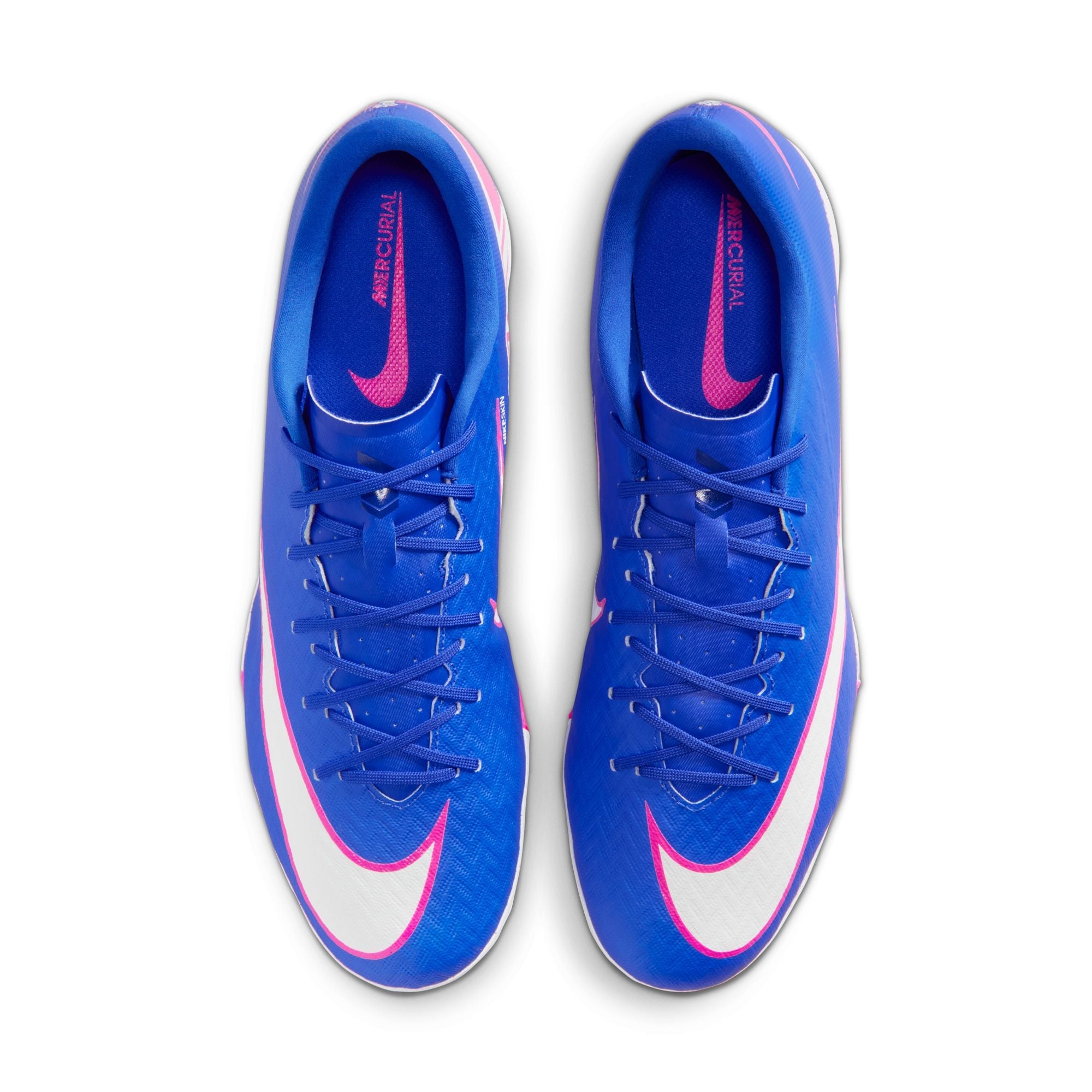 Nike Air Zoom Mercurial Vapor 16 Academy TF Turf Soccer Shoes- Racer Blue/White