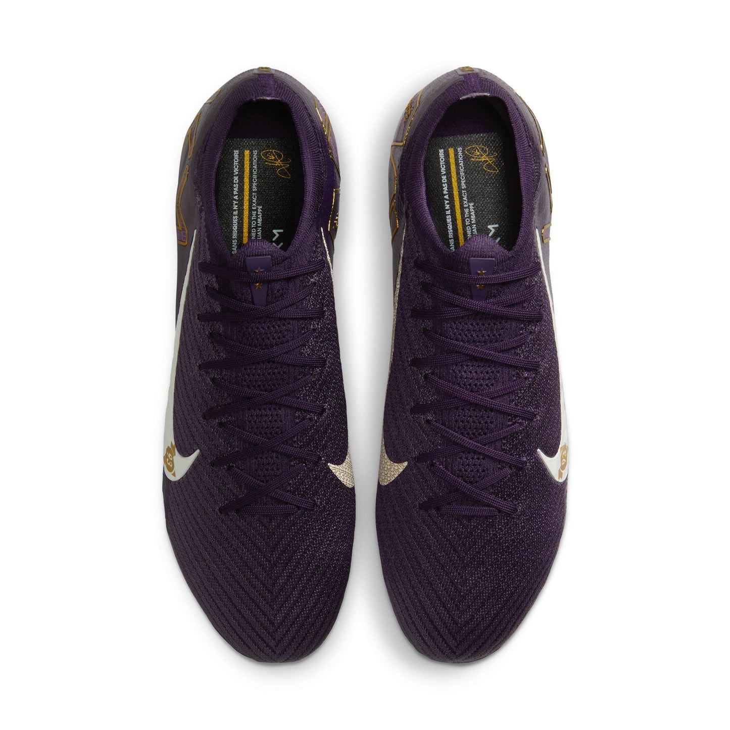 Nike Mercurial Vapor 16 Elite "Kylian Mbappé" FG Firm Ground Soccer Cleats- Grand Purple/Pale Ivory