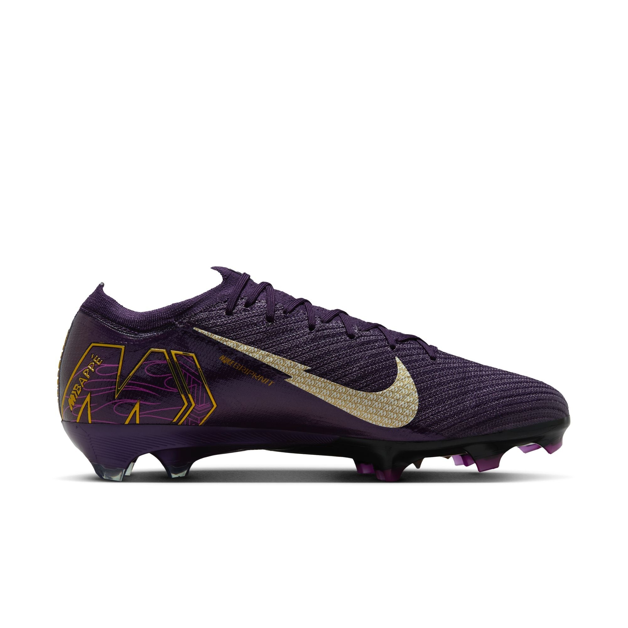 Nike Mercurial Vapor 16 Elite "Kylian Mbappé" FG Firm Ground Soccer Cleats- Grand Purple/Pale Ivory