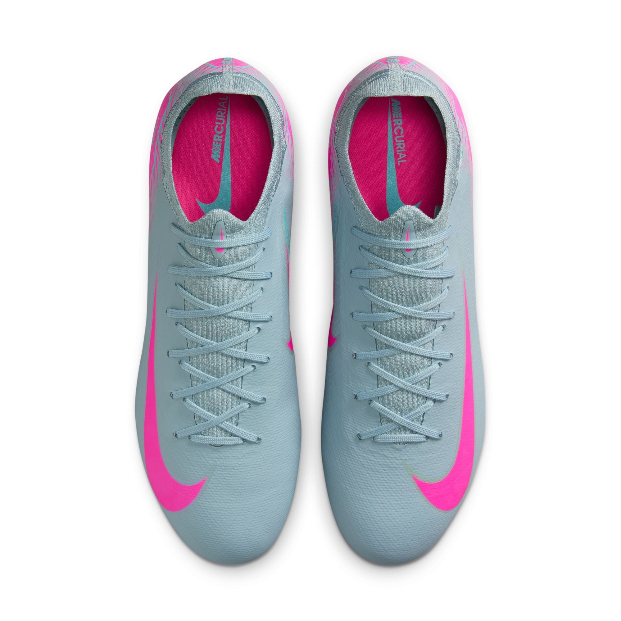 Nike Air Zoom Mercurial Vapor 16 Pro AG Artificial Ground  Soccer Cleats- Ocean Cube/Pink Blast