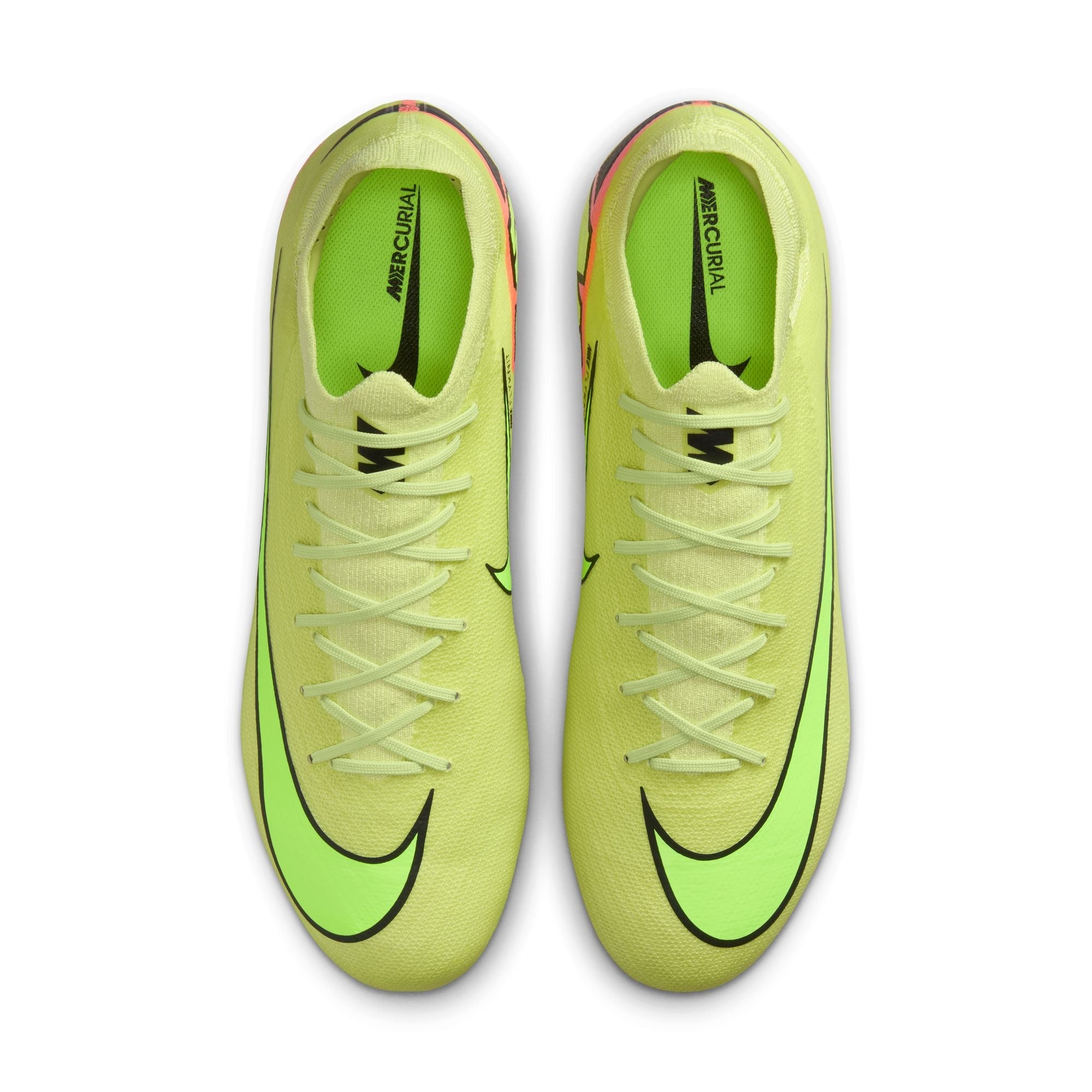Nike Air Zoom Mercurial Vapor 16 Pro FG Firm Ground Soccer Cleats -Limelight/Volt/ Hyper Crimson