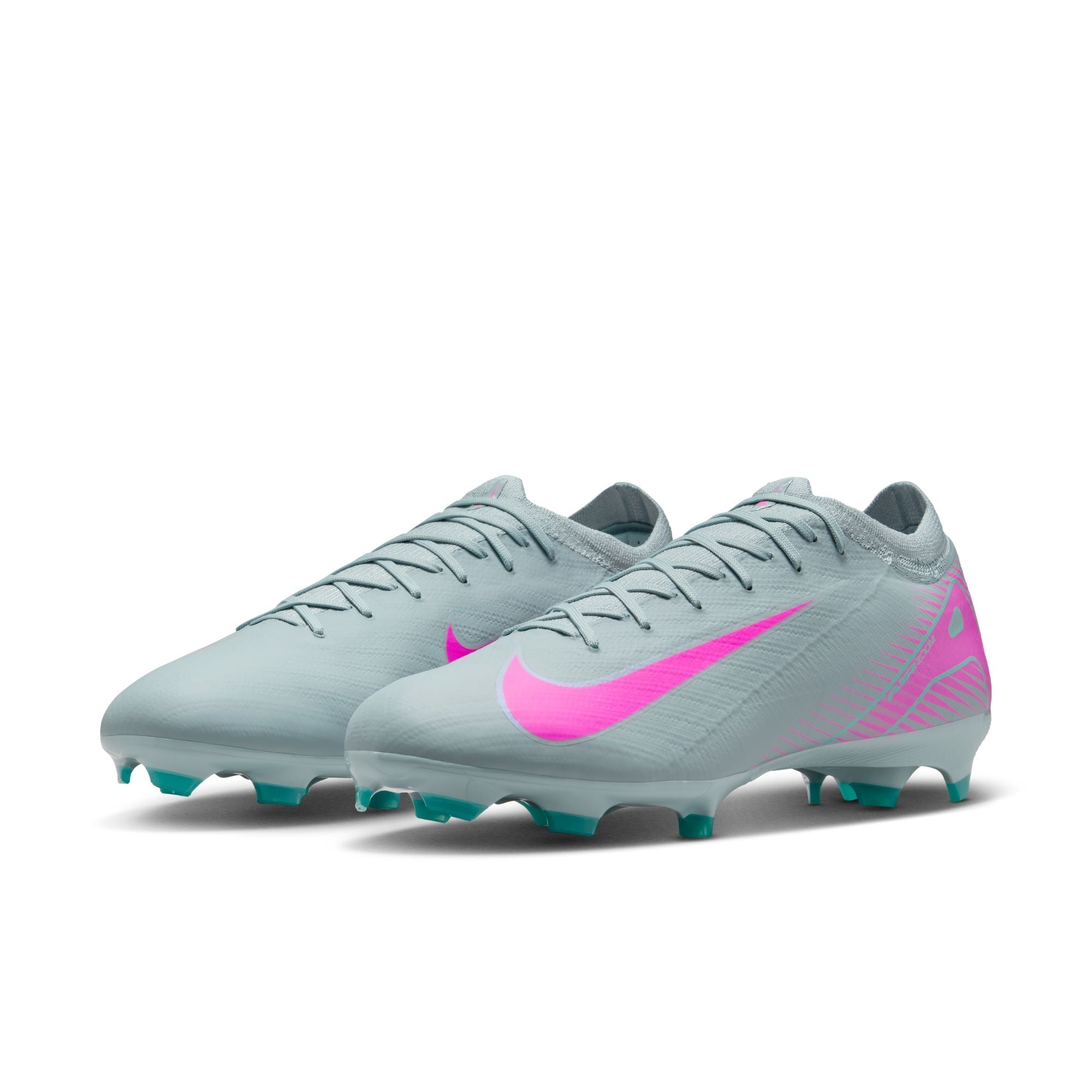 Nike Air Zoom Mercurial Vapor 16 Pro FG Firm Ground Soccer Cleat - Ocean Cube/Pink Blast