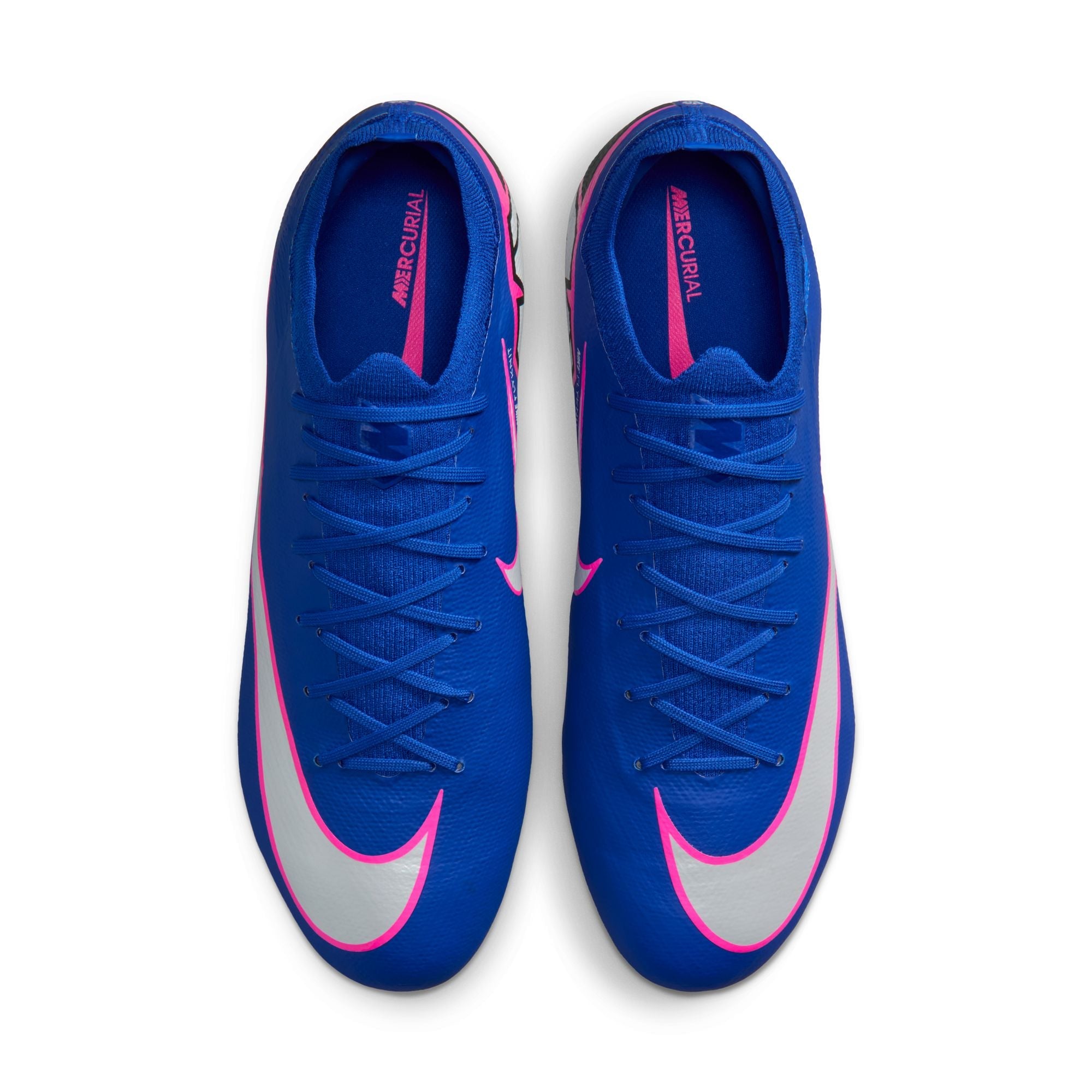 Nike Air Zoom Mercurial Vapor 16 Pro FG Firm Ground Soccer Cleats-  Racer Blue/White