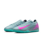 Nike Air Zoom Mercurial Vapor 16 Pro TF Turf Soccer Cleat - Ocean Cube/Pink Blast