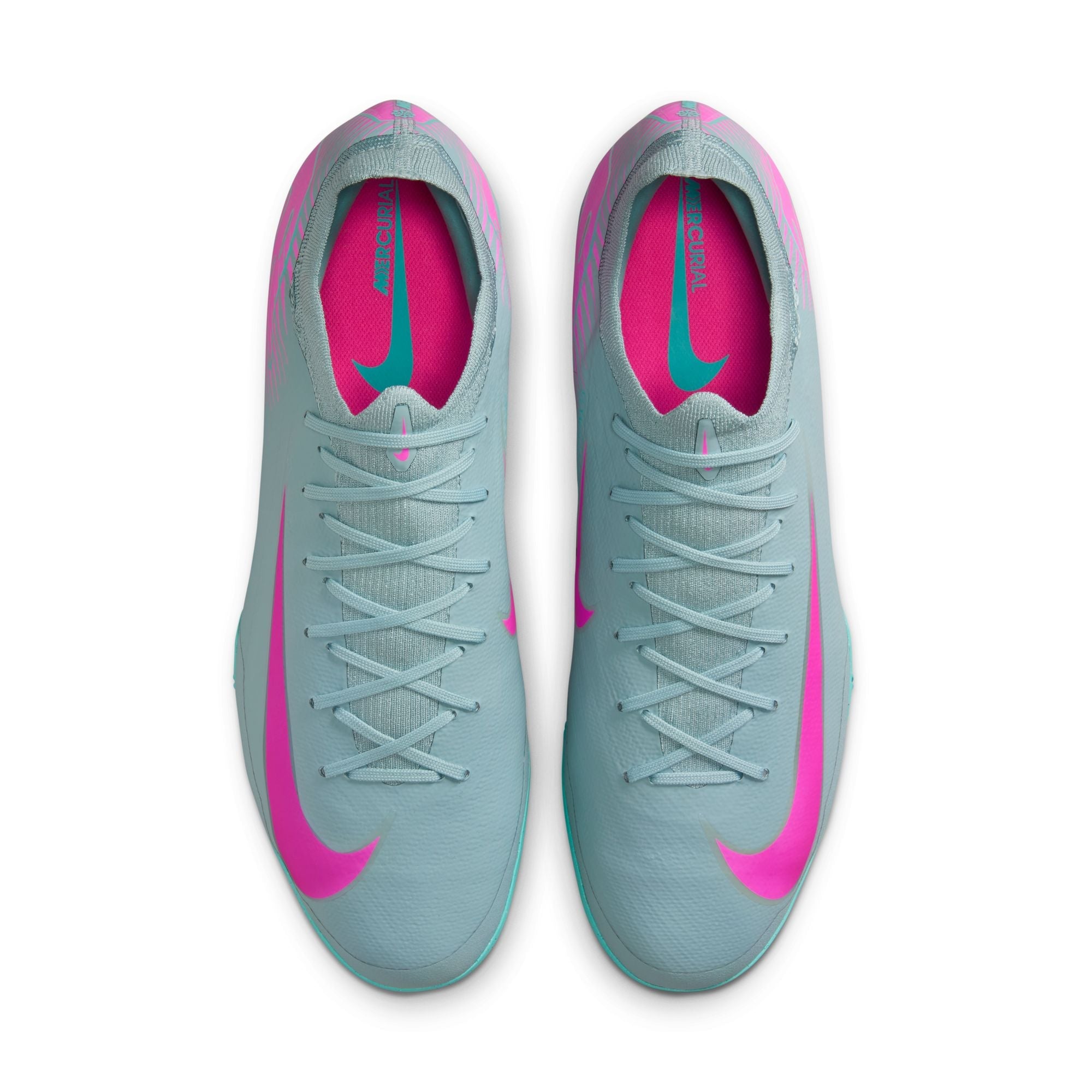 Nike Air Zoom Mercurial Vapor 16 Pro TF Turf Soccer Cleat - Ocean Cube/Pink Blast