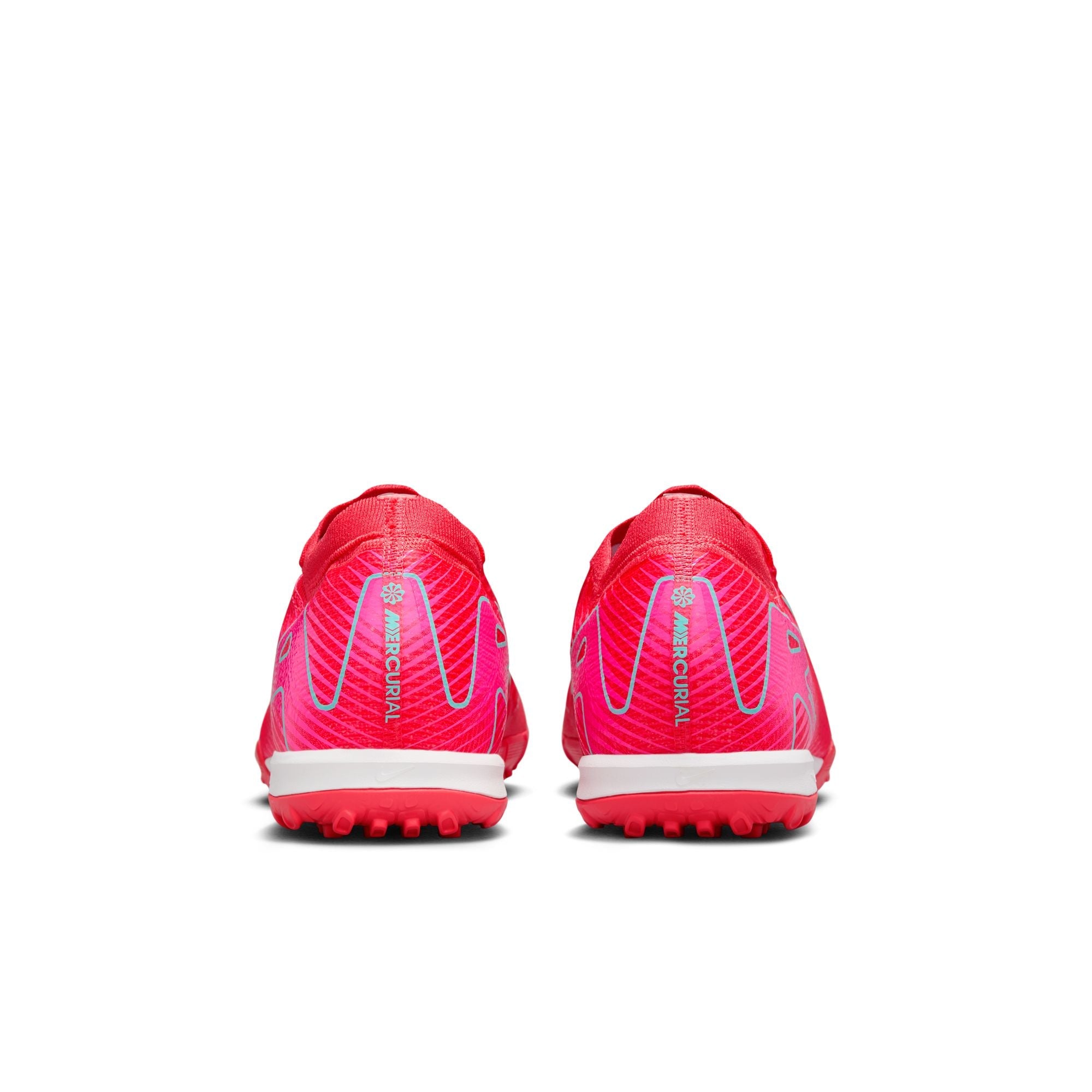 Nike Air Zoom Mercurial Vapor 16 Pro TF Turf Soccer Cleat - Ember Glow/Aurora Green