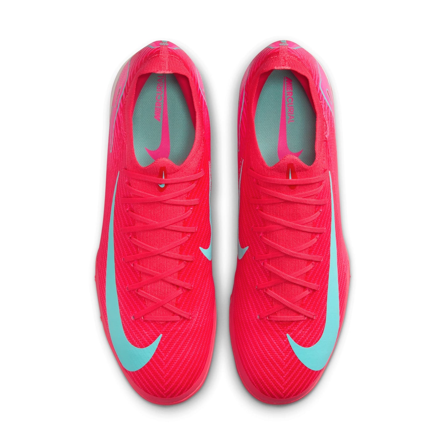 Nike Air Zoom Mercurial Vapor 16 Pro TF Turf Soccer Cleat - Ember Glow/Aurora Green