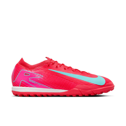 Nike Air Zoom Mercurial Vapor 16 Pro TF Turf Soccer Cleat - Ember Glow/Aurora Green