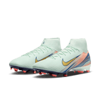 Nike Youth Superfly 10 Academy Mercurial Dream Speed MG High Top-BARELY GREEN/MTLC GOLD COIN
