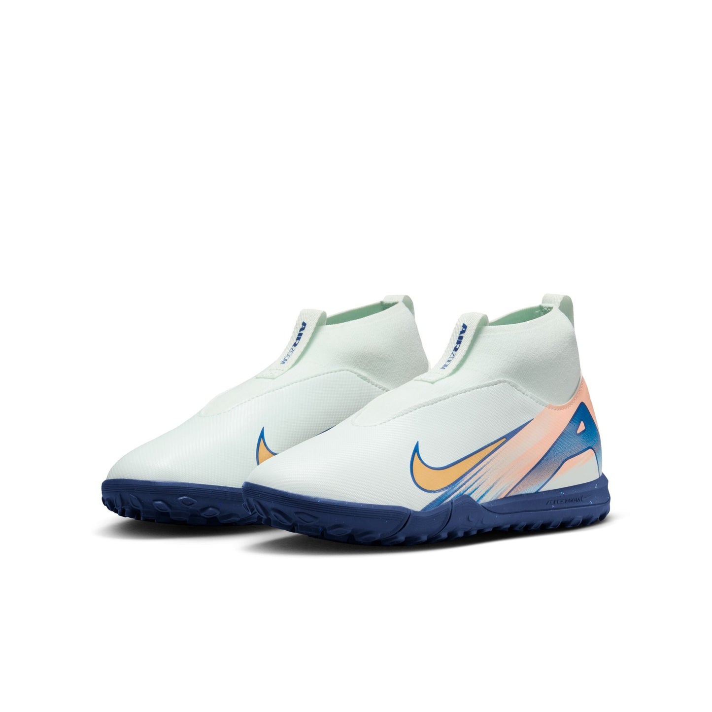 Nike Junior Superfly 10 Academy Mercurial Dream Speed TF Turf Soccer Shoes- Barely Green/Metallic Gold Coin