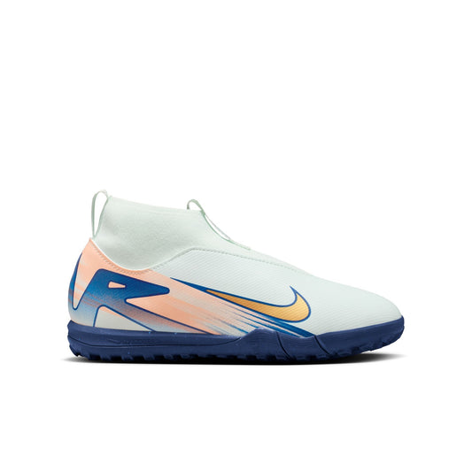 Nike Junior Superfly 10 Academy Mercurial Dream Speed TF Turf Soccer Shoes- Barely Green/Metallic Gold Coin