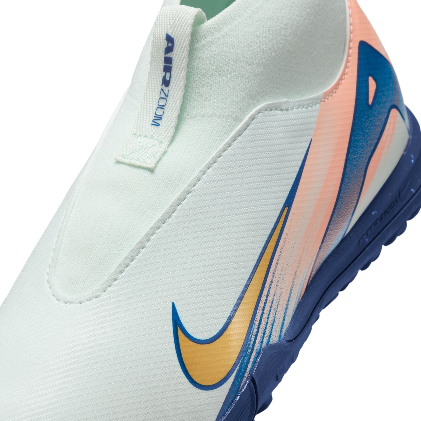Nike Junior Superfly 10 Academy Mercurial Dream Speed TF Turf Soccer Shoes- Barely Green/Metallic Gold Coin