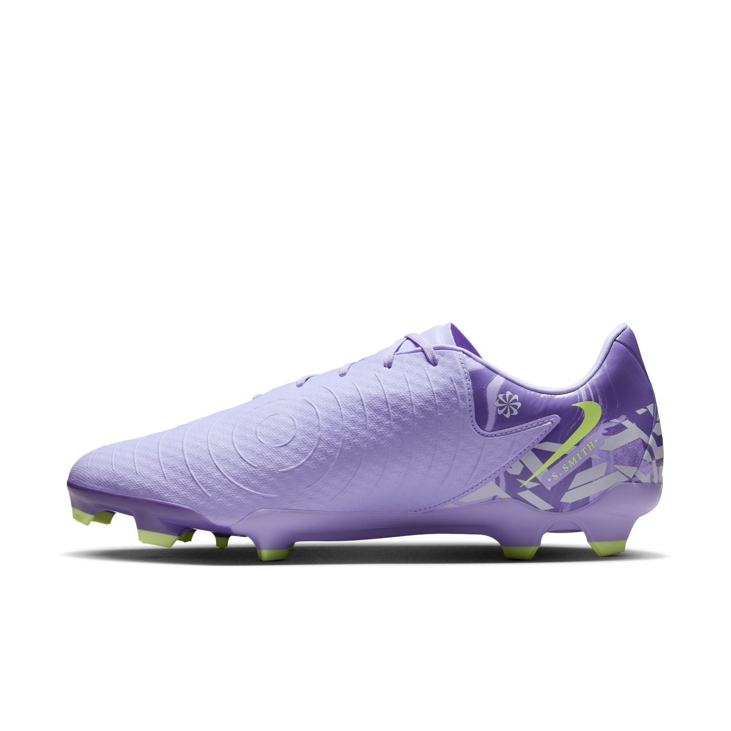 Nike United Phantom GX 2 Academy FG Firm Ground Soccer Cleats- Purple Agate/Barely Volt