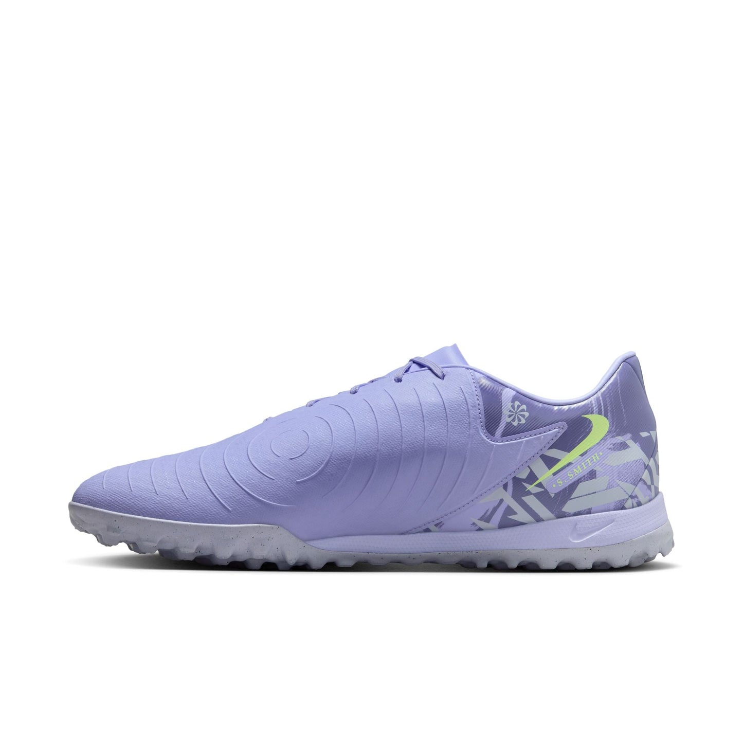 Nike United Phantom GX 2 Academy TF Turf Soccer Cleats- Purple Agate/Barely Volt