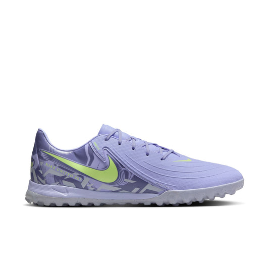 Nike United Phantom GX 2 Academy TF Turf Soccer Cleats- Purple Agate/Barely Volt
