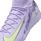 Nike United Mercurial Superfly 10 Academy TF Turf Soccer Cleats-Purple Agate/Barely Volt