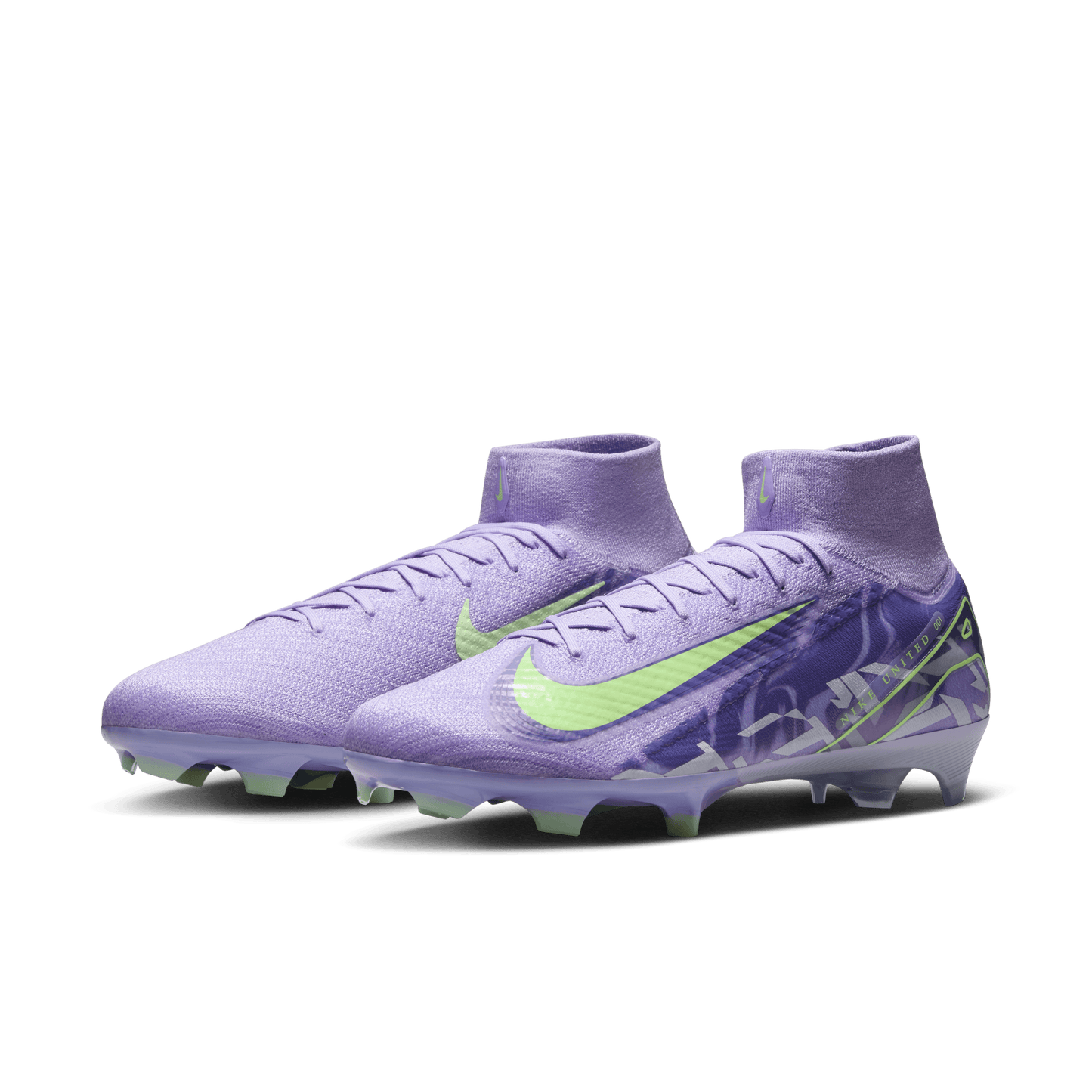 Nike Youth United Mercurial Superfly 10 Elite-Purple Agate/Barely Volt